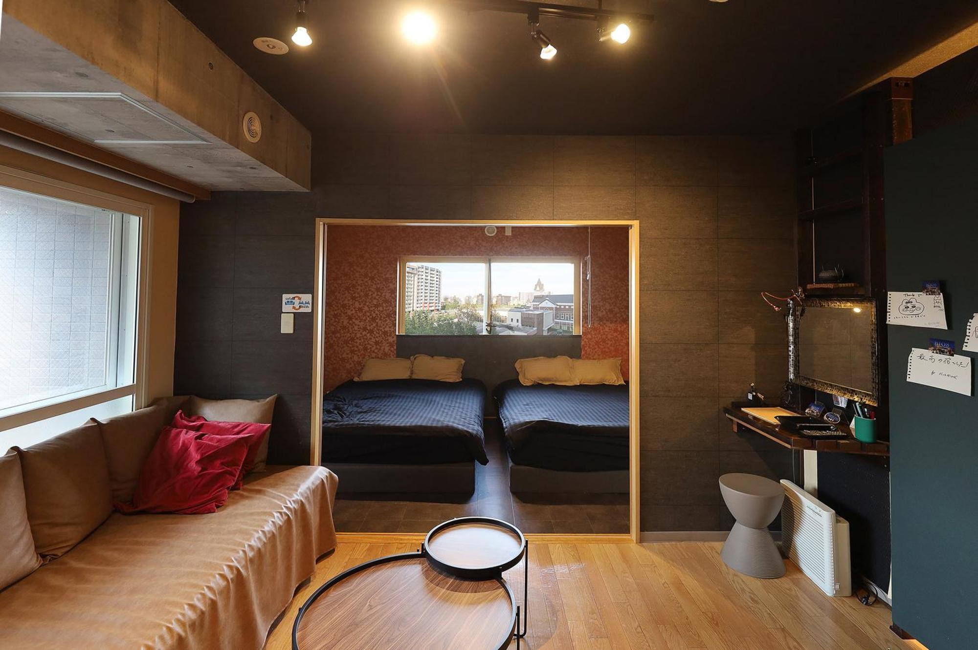 Biosvilla522-Sapporo Susukino Night- 1Room W-Beds2&S-Beds2 6Persons Экстерьер фото