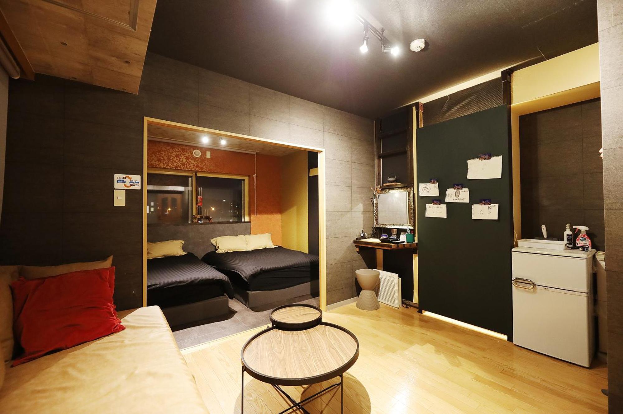 Biosvilla522-Sapporo Susukino Night- 1Room W-Beds2&S-Beds2 6Persons Экстерьер фото